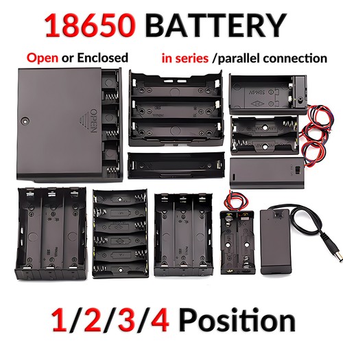 18650 batteriehalter mit - batteriehalter, kabel