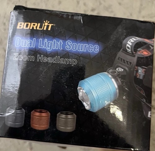 Boruit led kopflampe dual - led,