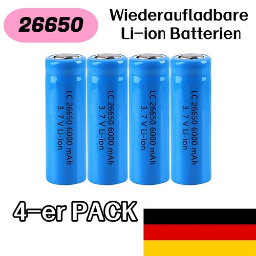 26650 batterie li ion - 3.7v, li-ion