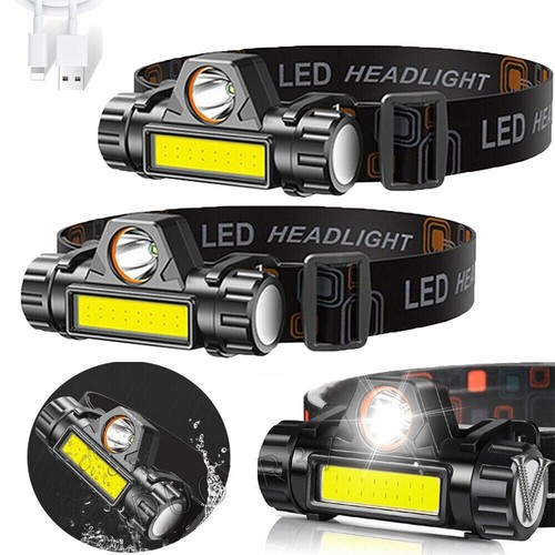 Led cob stirnlampe super - 2x,