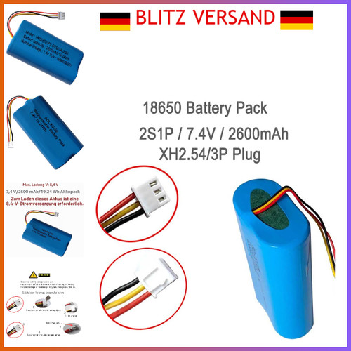 18650 2s1p akku 2600 - 2s1p, v